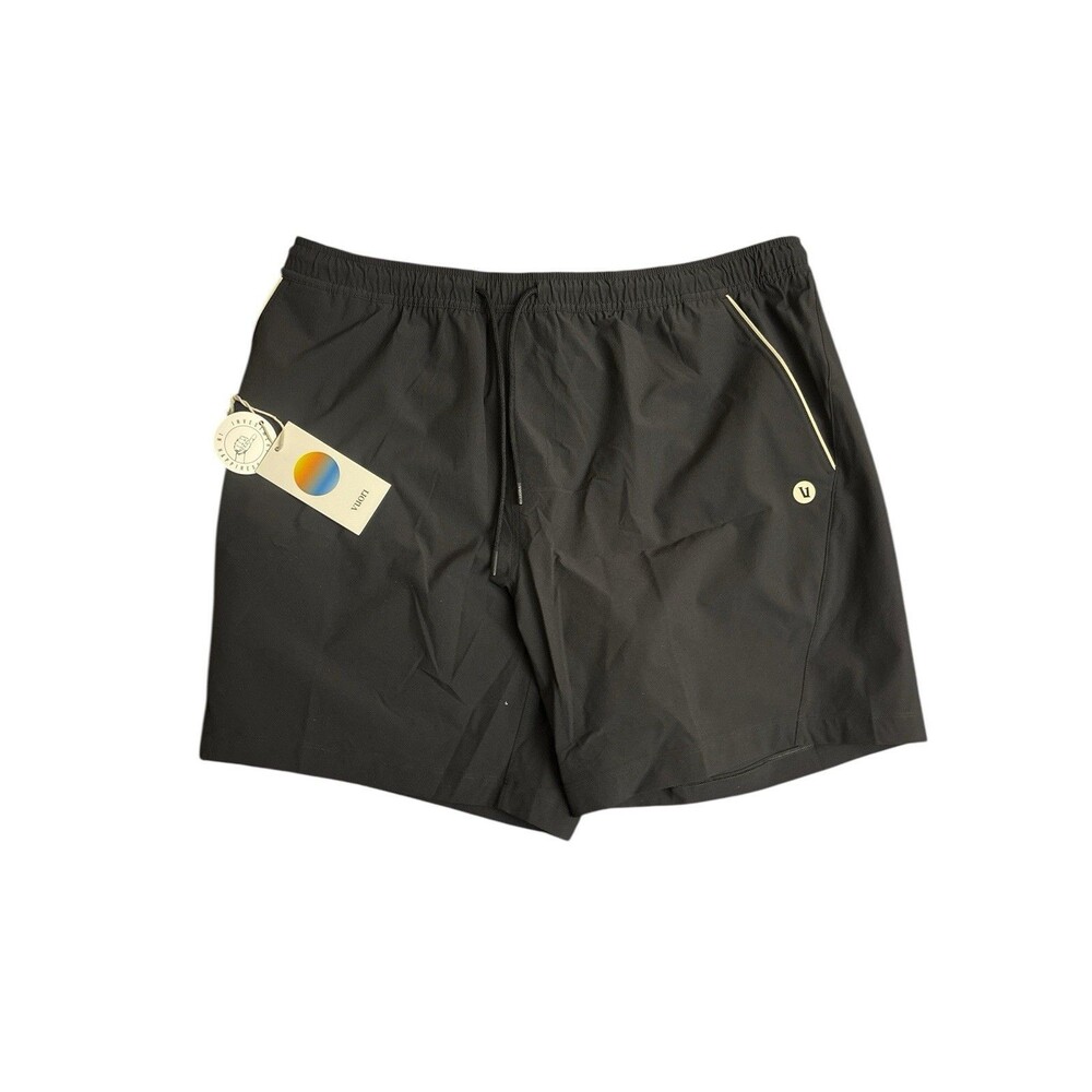 Vuori Crosscourt Short Men’s XXL Black Performance Athletic Gym Shorts New $94